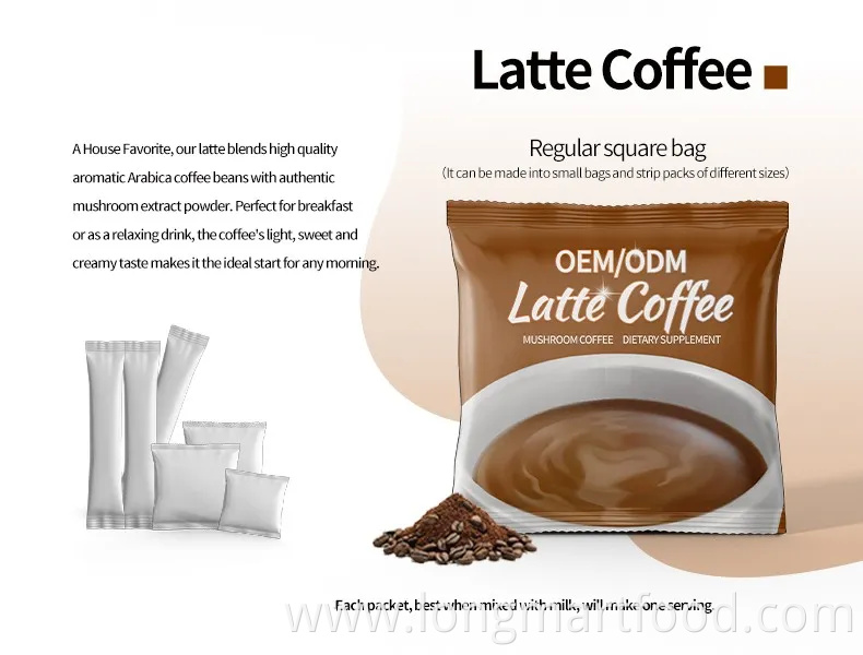 Mushroom Coffee 100% Organic Arabica OEM Classic Flavor for Drinking Private Label Medicinal Mushroom